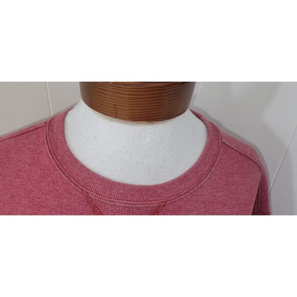 The North Face Mens Large Off Red Graphic Crew Neck Long Sleeve Sweatshirt - Picture 2 of 8